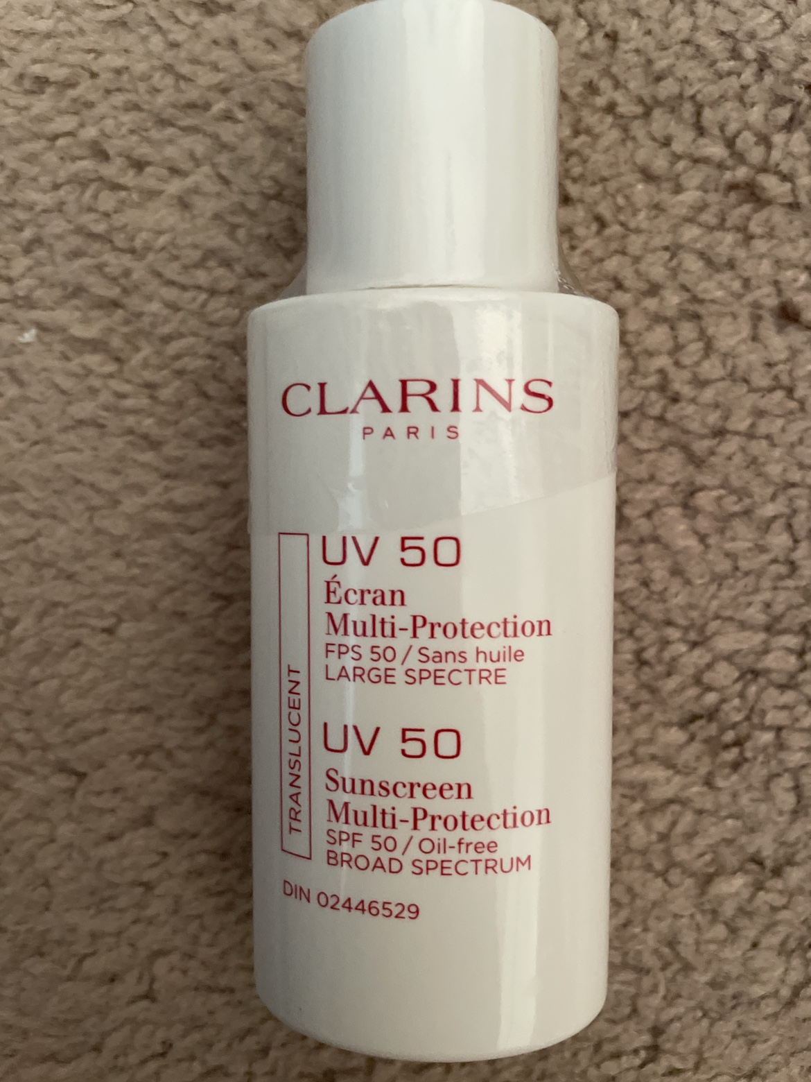 Brand new Clarins UV 50 sunscreen thumbnail