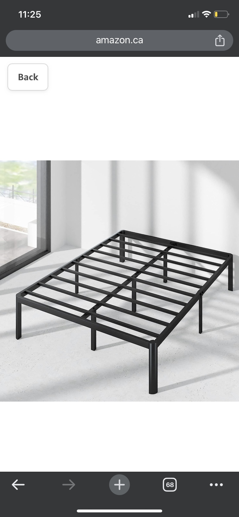 Zinus queen bed frame - photo 2