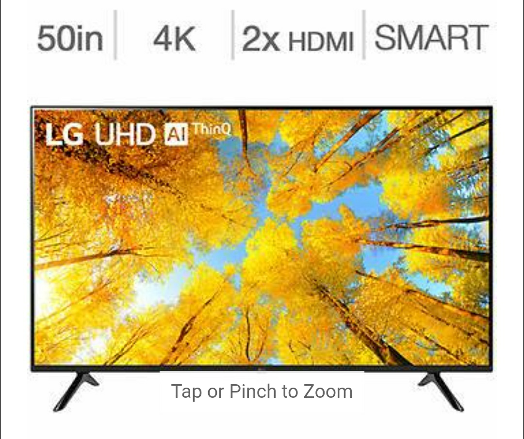 LG 50" Smart 4K UHD LED LCD TV only 8 months old in warranty