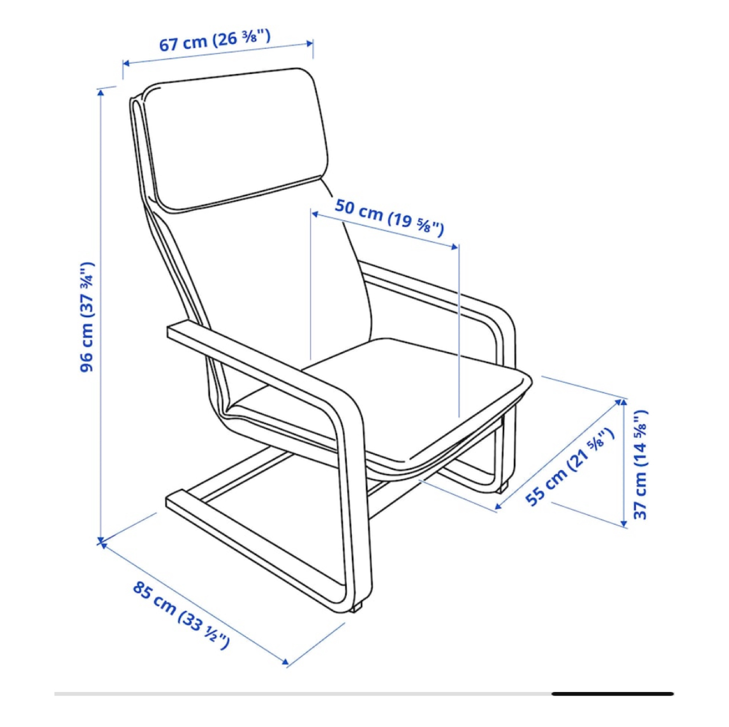 PELLO IKEA armchair - photo 2