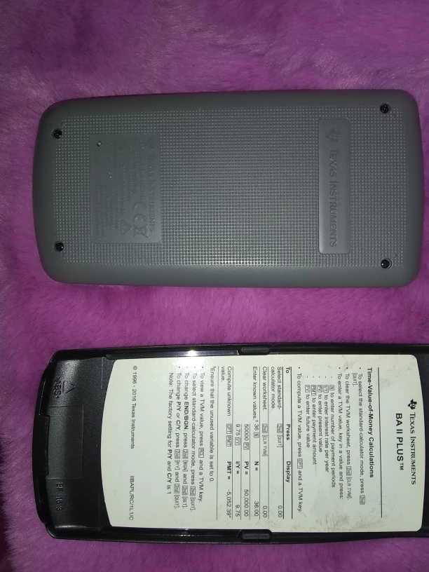 BA II PLUS " TIME-VALUE-OF-MONEY CALCULATIONS #freecycle