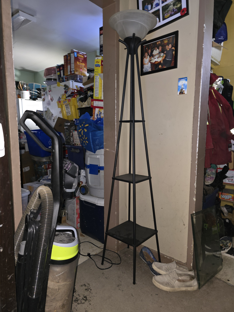 floor lamp with shelves - photo 2