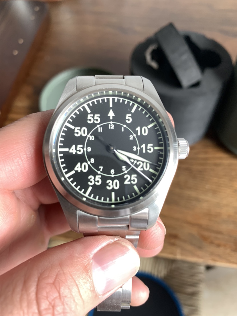 San martin aviator watch mens - photo 4
