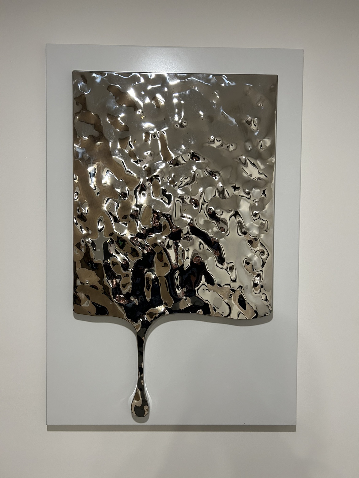 Stainless steel water ripple artwork wall decor - photo 2