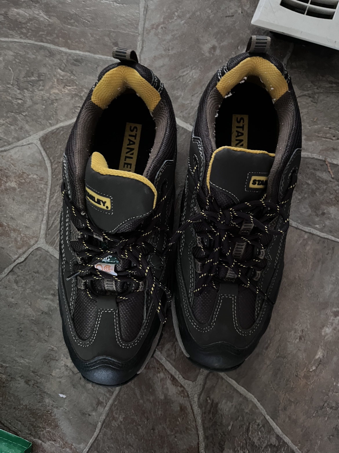 New without tag Stanley, steel toe shoes men’s size 9 1/2