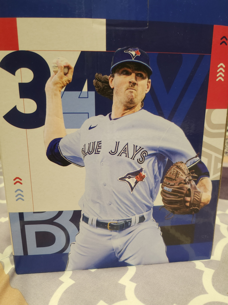 BLUE JAYS LIMITED EDITION KEVIN GAUSMAN BOBBLEHEAD - photo 2