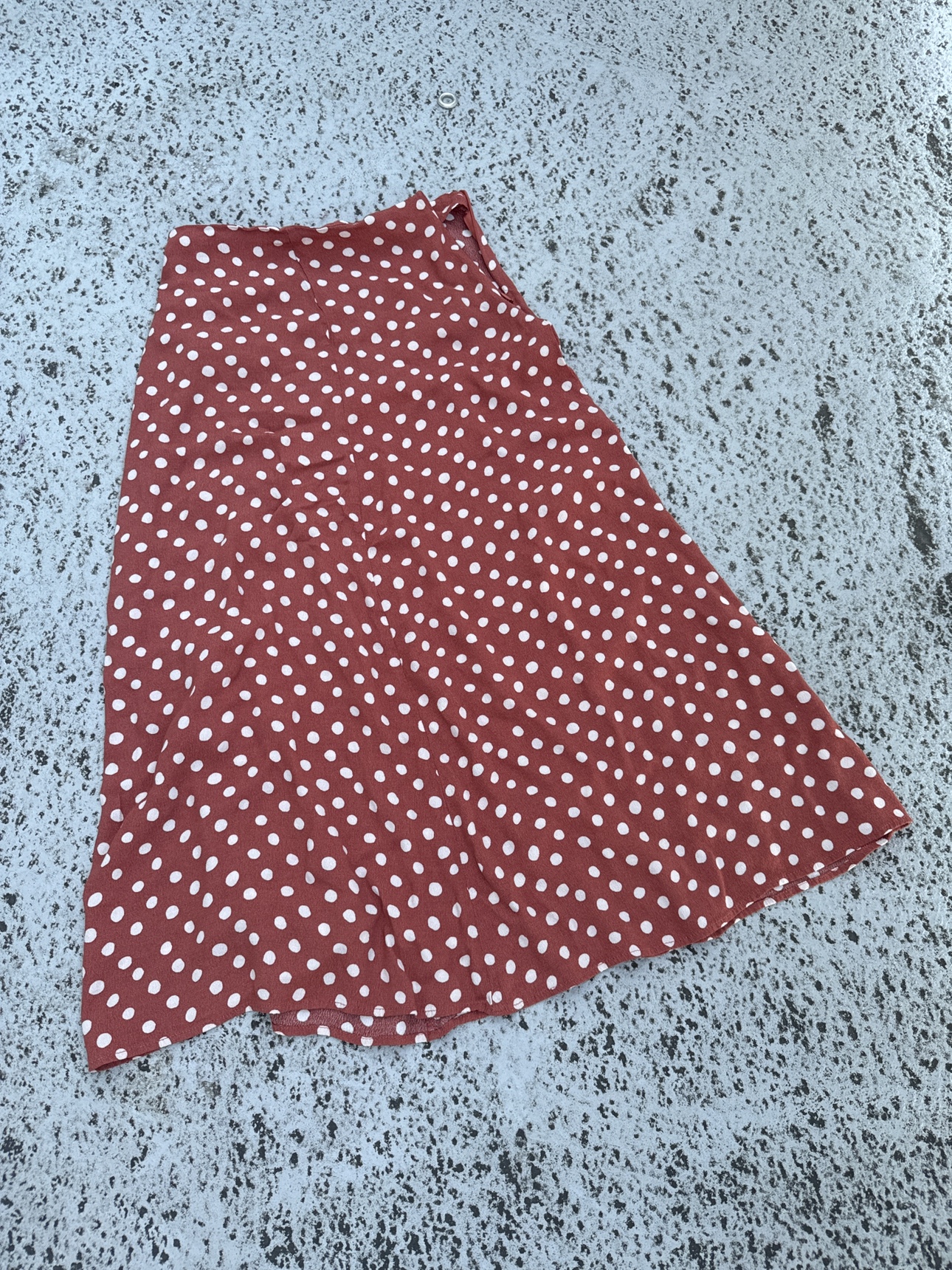 MANGO polka dot midi skirt image indicator(4)