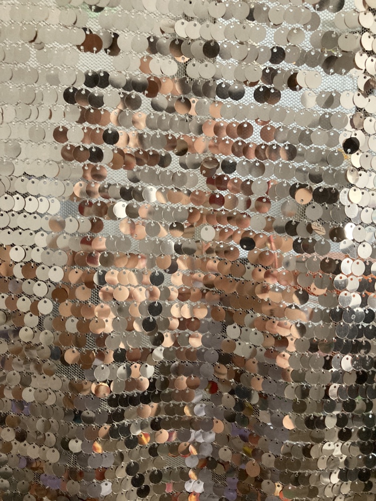 Sequin champagne/silver - photo 2