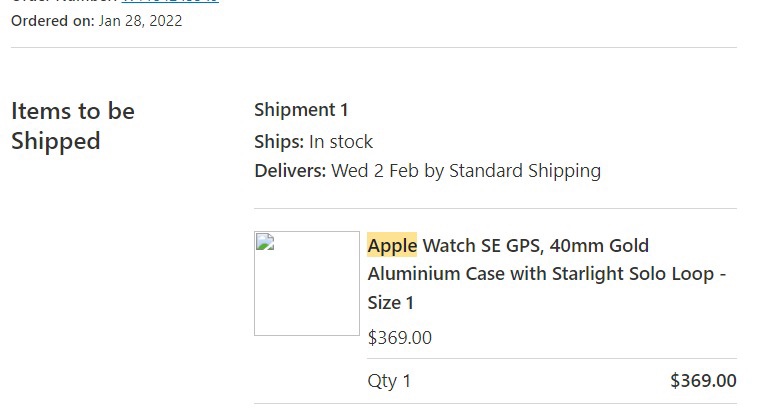 Apple watch SE GPS 40mm Gold image indicator(6)