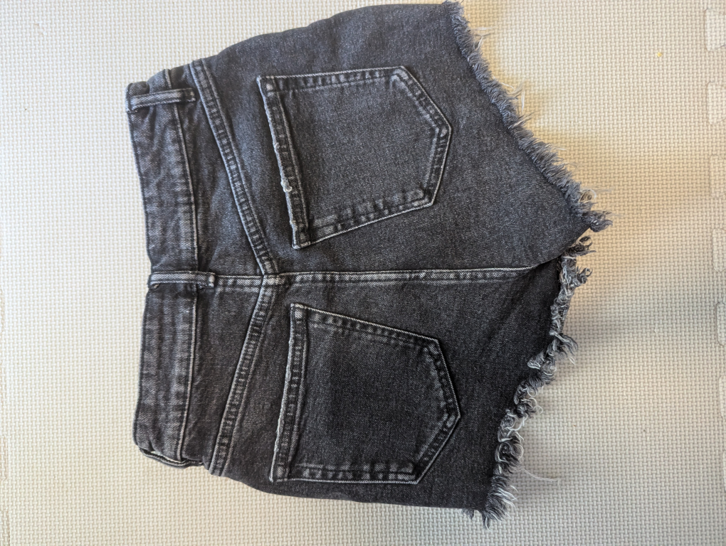 Zara cutout shorts black size 2 image indicator(2)