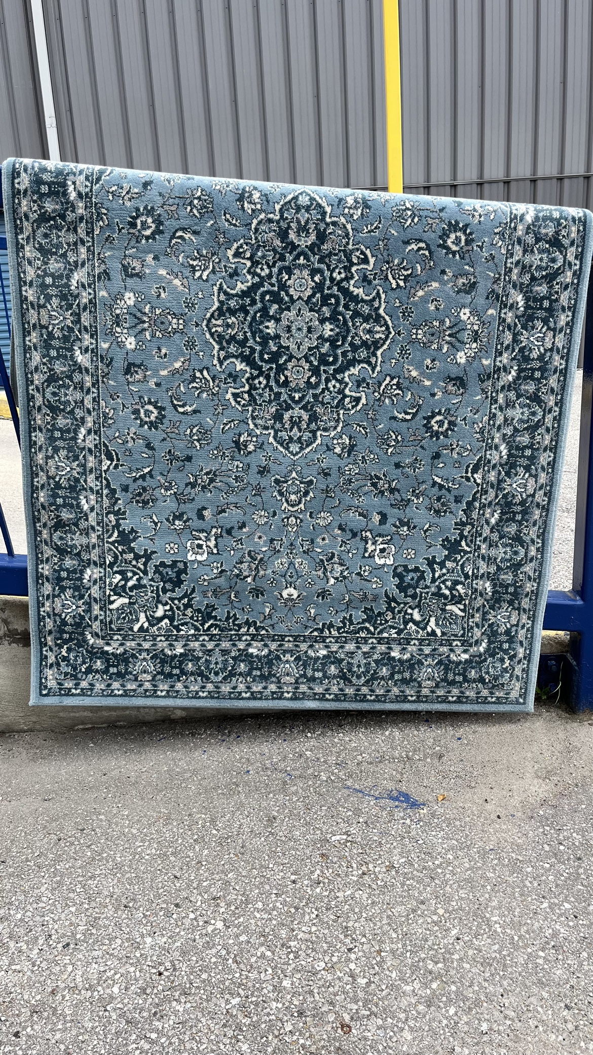 IKEA VEDBÄK Rug, low pile, blue