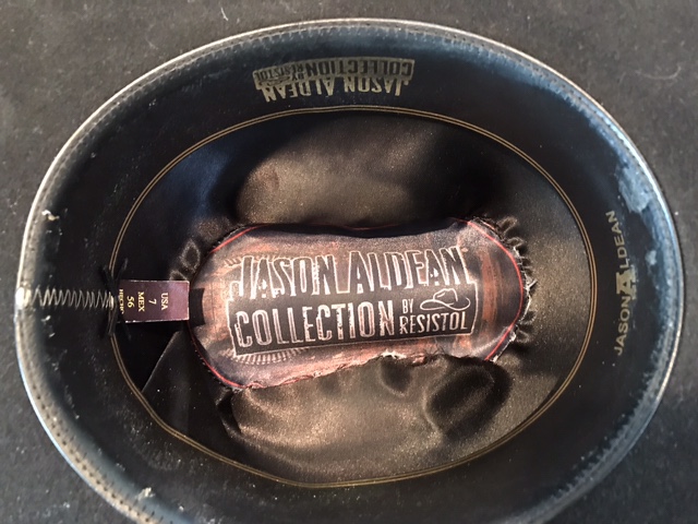 Cowboy Hat. Black felt, size 7 - photo 3