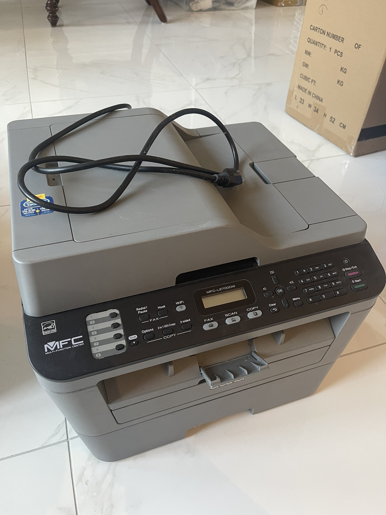 Brother MFC -L2700DW Laser Printer All in One Copier Fax Scan thumbnail