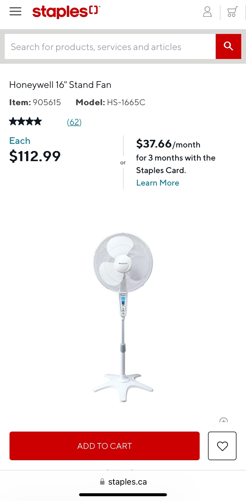 Honeywell Stand Fan (quiet set) image indicator(3)