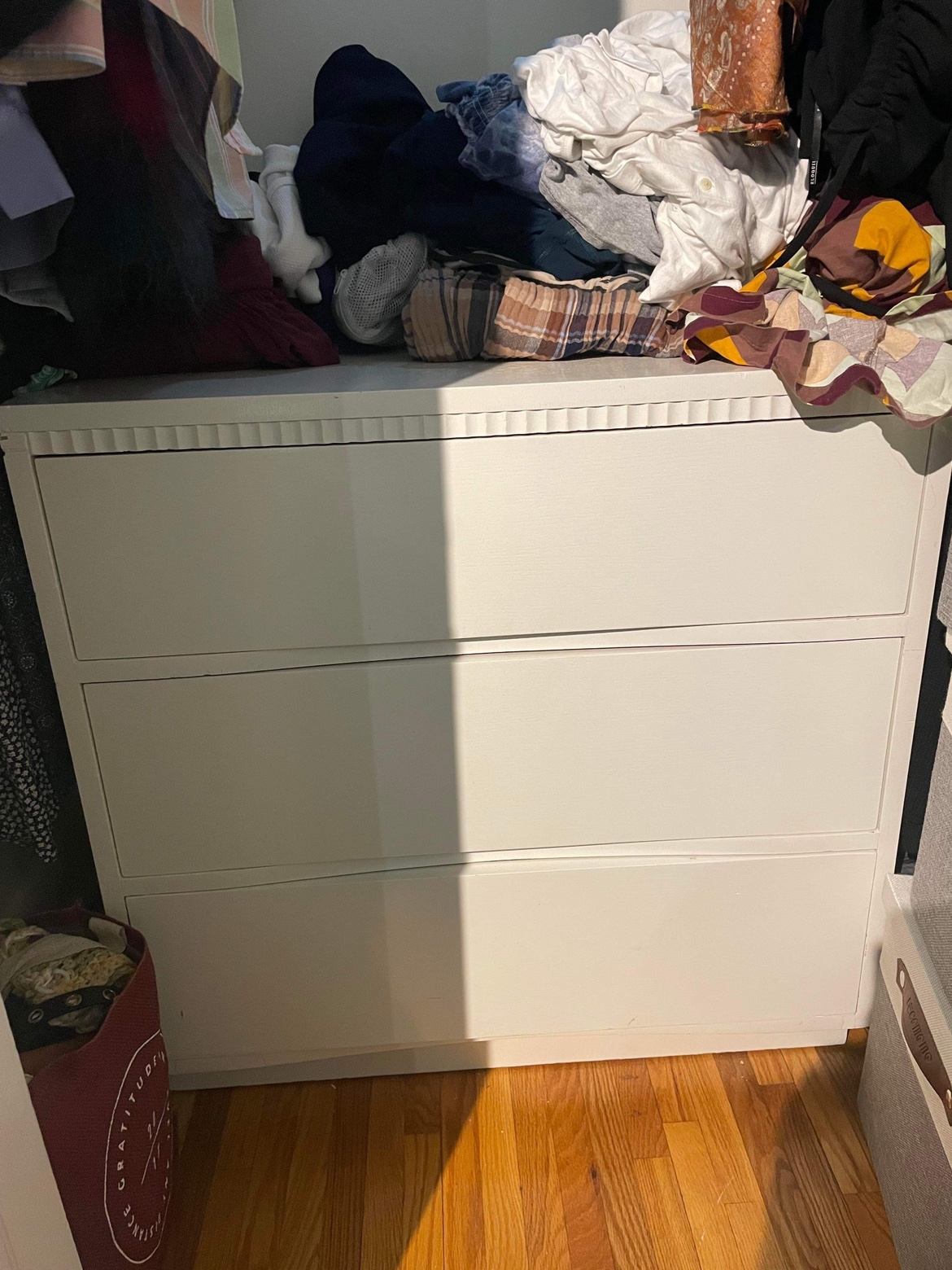 Solid wood white dressers