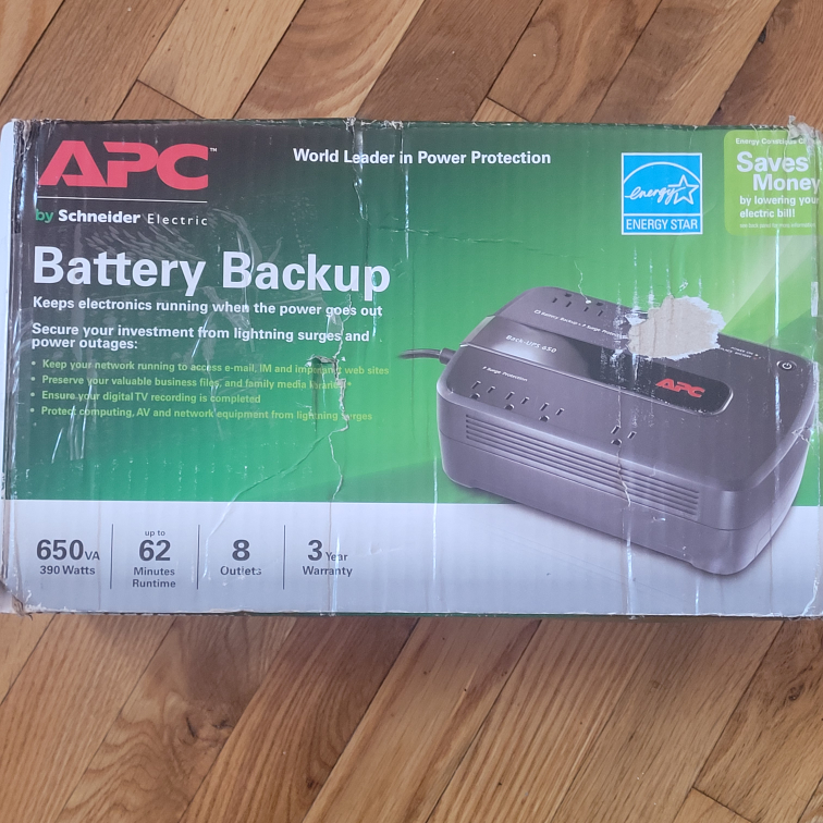 APC BATTERY BACK UP +PROTECTION