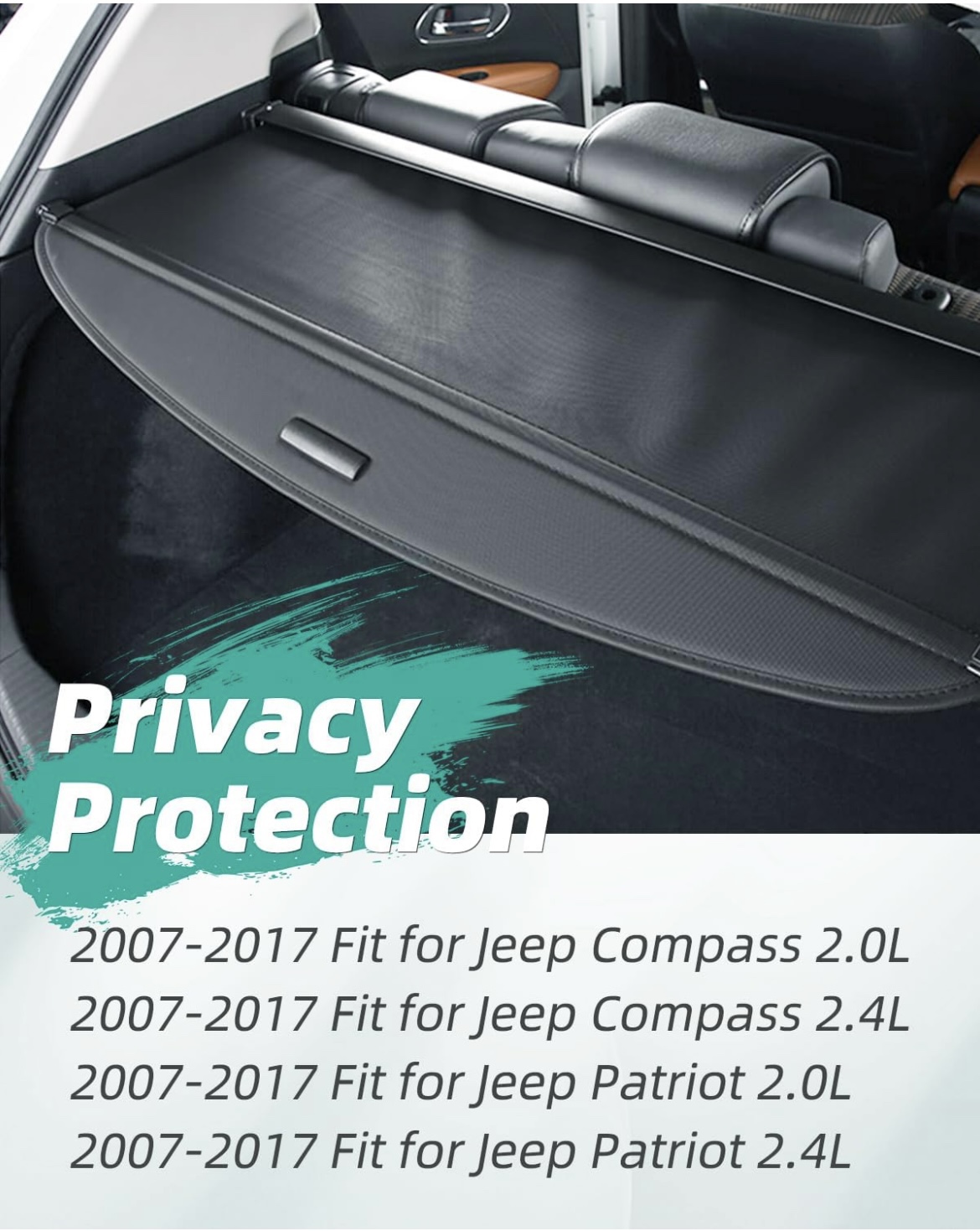 2007-2017 Jeep Compass or Patriot Cargo Cover