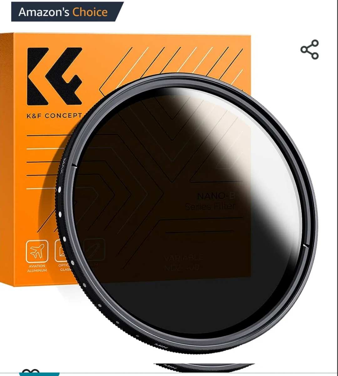 K&F Concept 77mm ND2 to ND400 Variable ND Lens Filter thumbnail