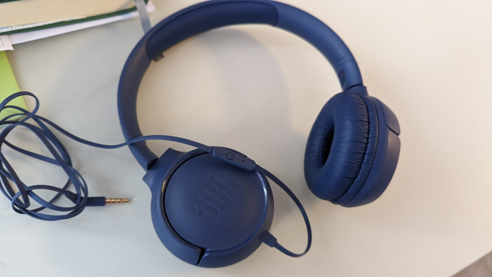 JBL Tune 500 Wired On-Ear Headphones