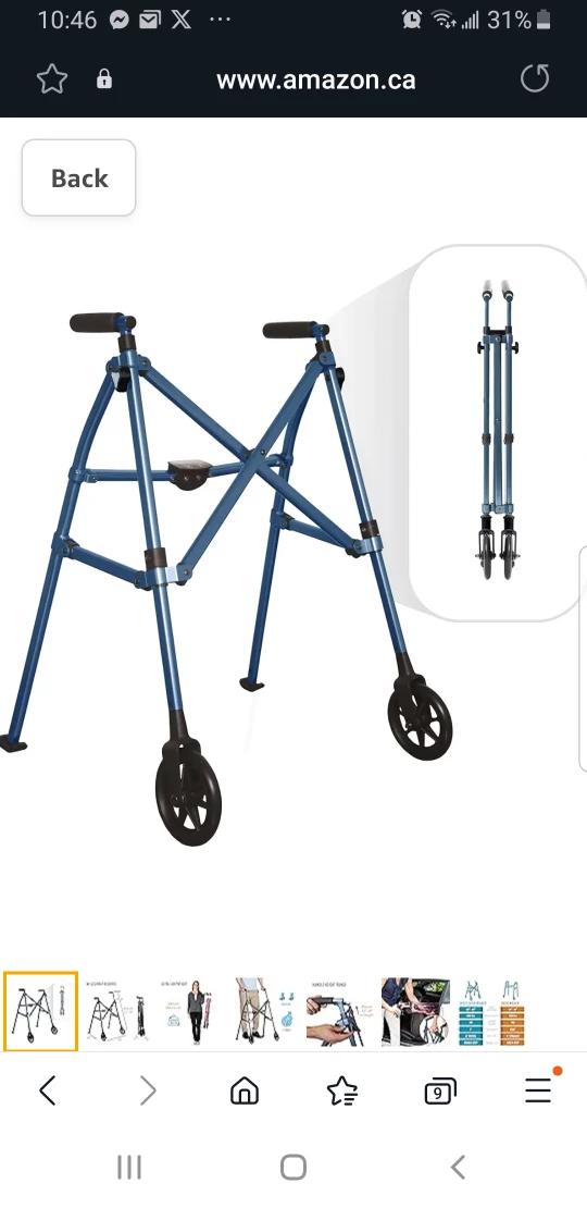 Able Life Space Saver Walker, brand new image indicator(3)