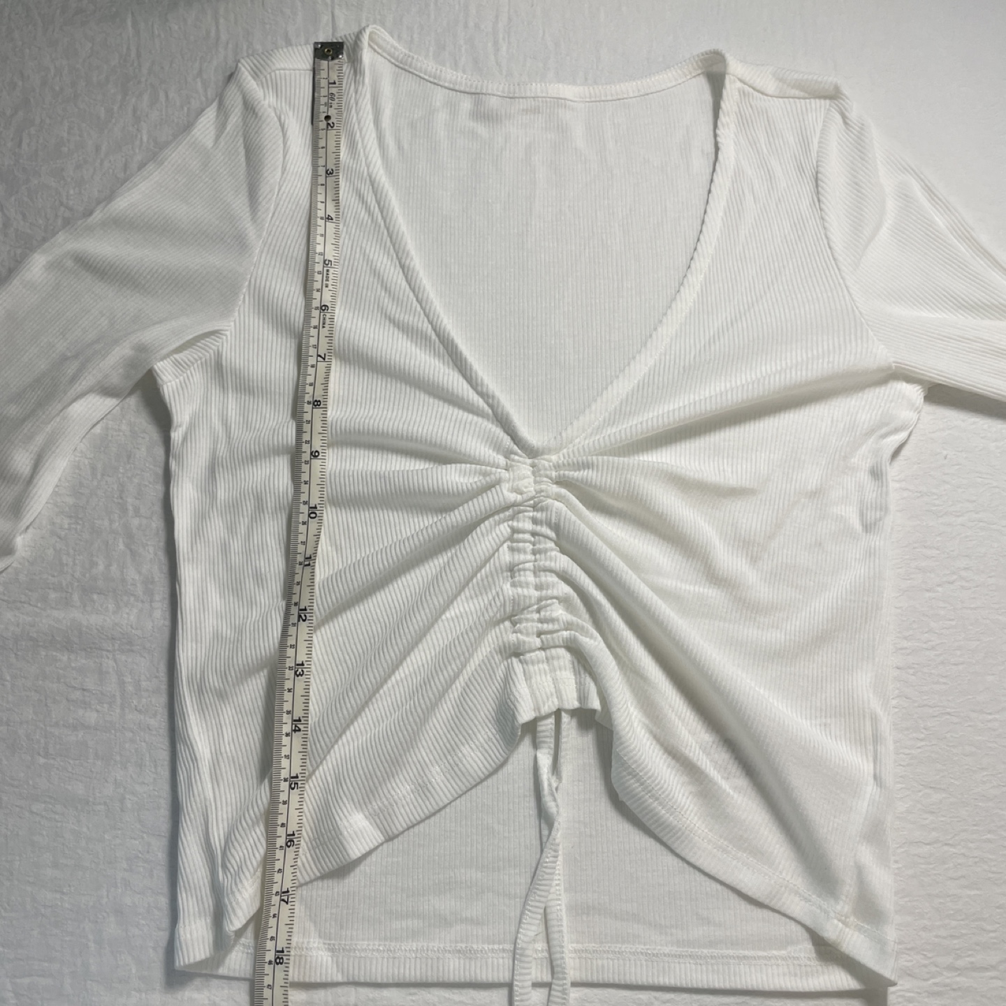 NEW Shein drawstring front crop top image indicator(6)