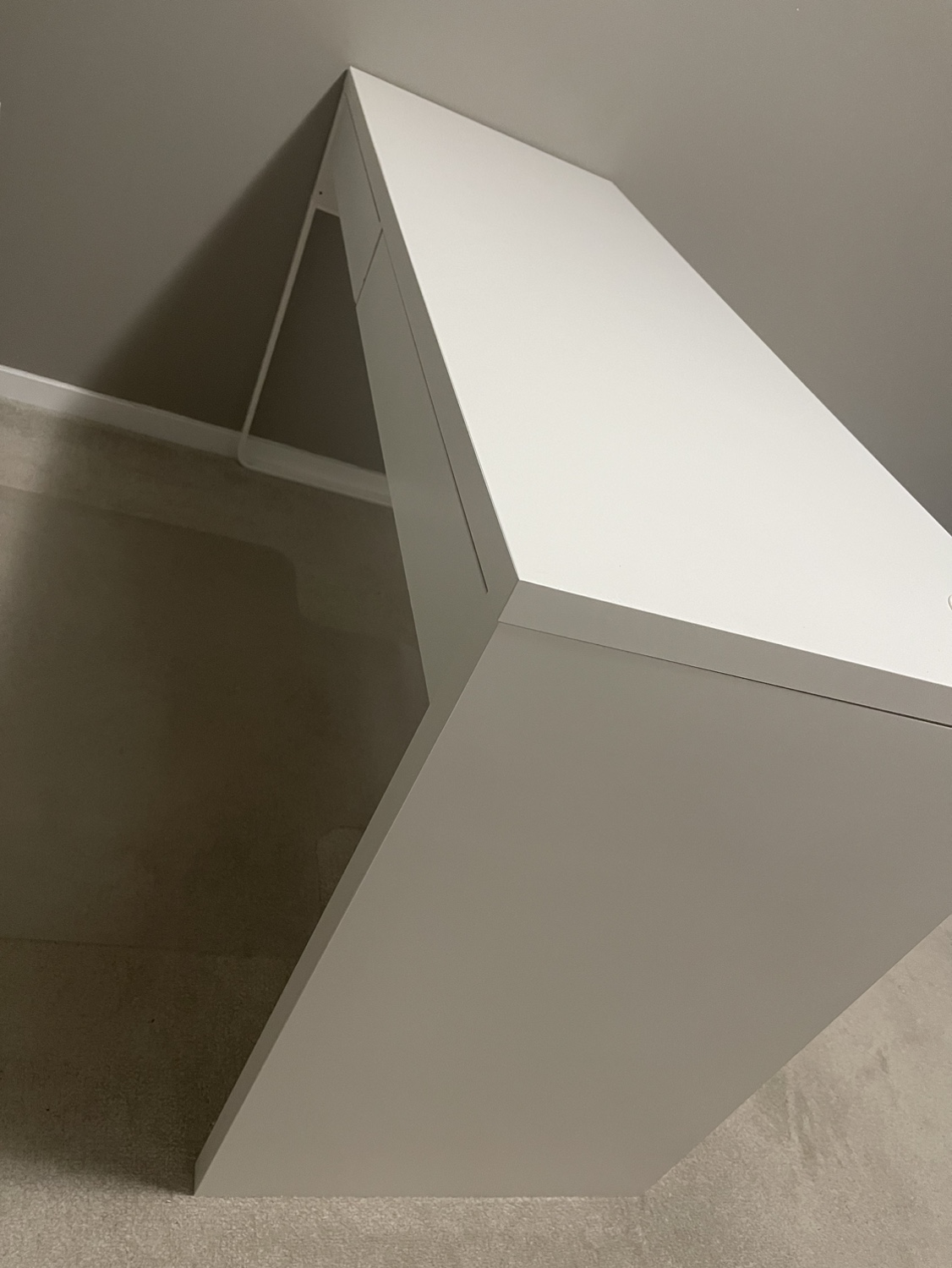Must go! Micke white office desk (very good condition) - photo 2