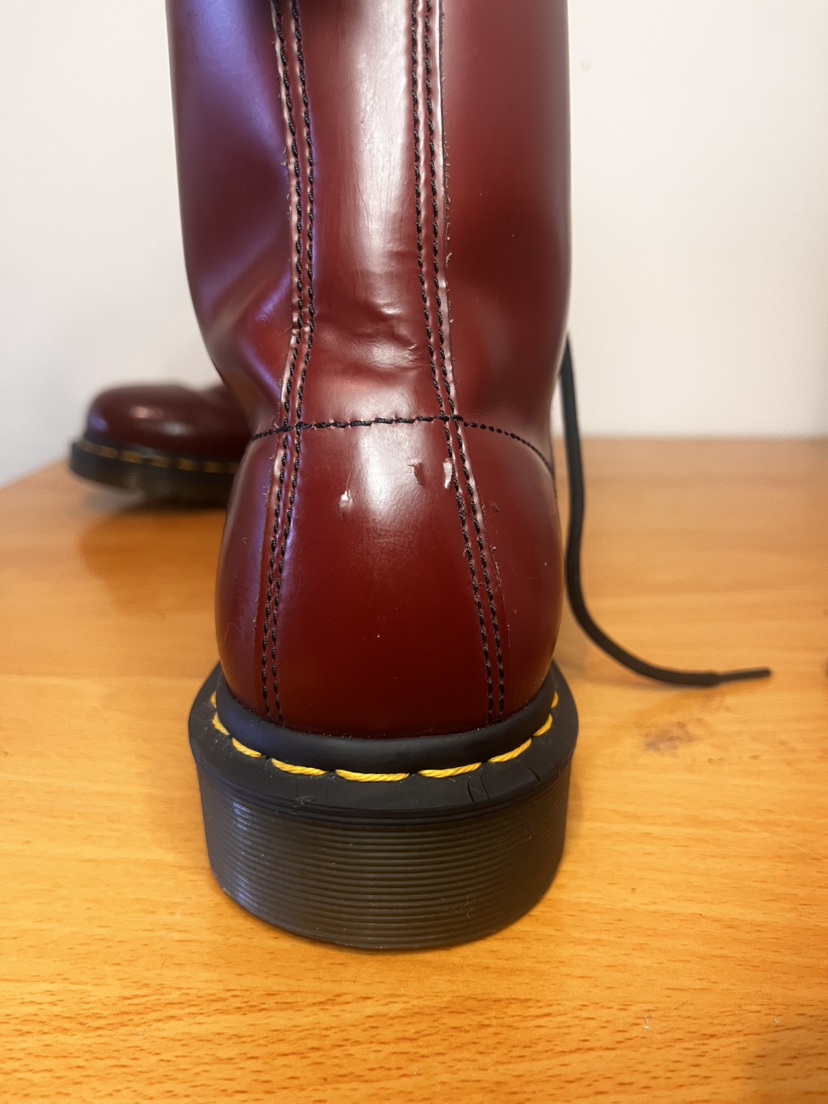 Dark Red Doc Martens size 9/10 Women’s - photo 4