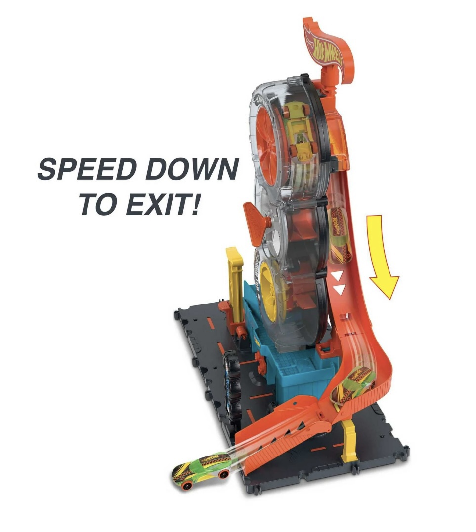 Hot Wheels City Super Twist Tire Shop Playset - photo 5