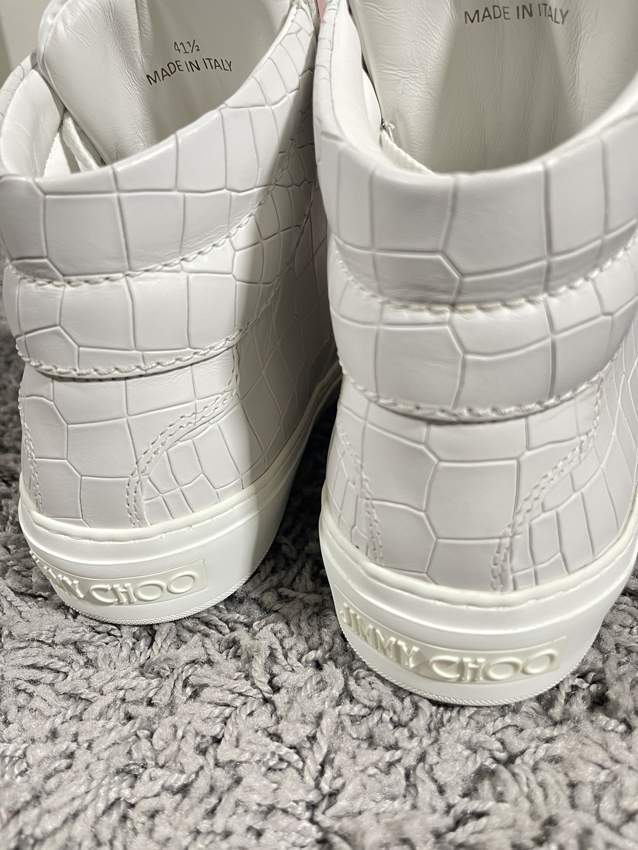 Jimmy Choo Ultra White Croc Belgravi Limited Edition Sneaker image indicator(4)