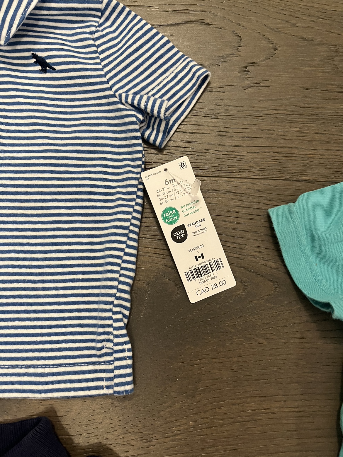 Carters boys tops 6-12 mos NWT ret $235 image indicator(3)