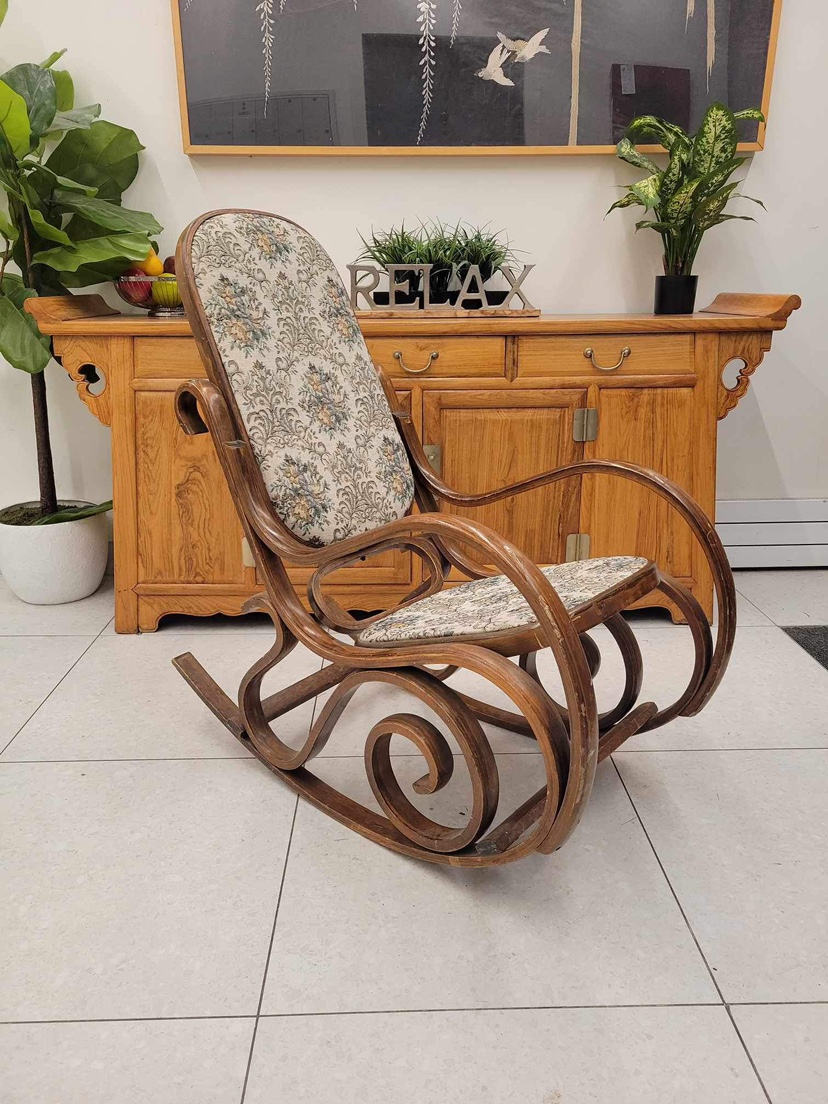 Antique Thonet Style Bentwood Rocking Chair (delivery available) thumbnail