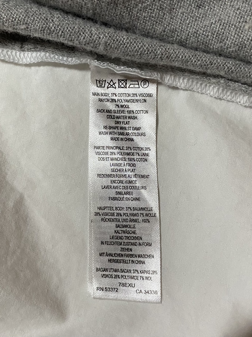 French Connection grey and white sweater dress image indicator(5)