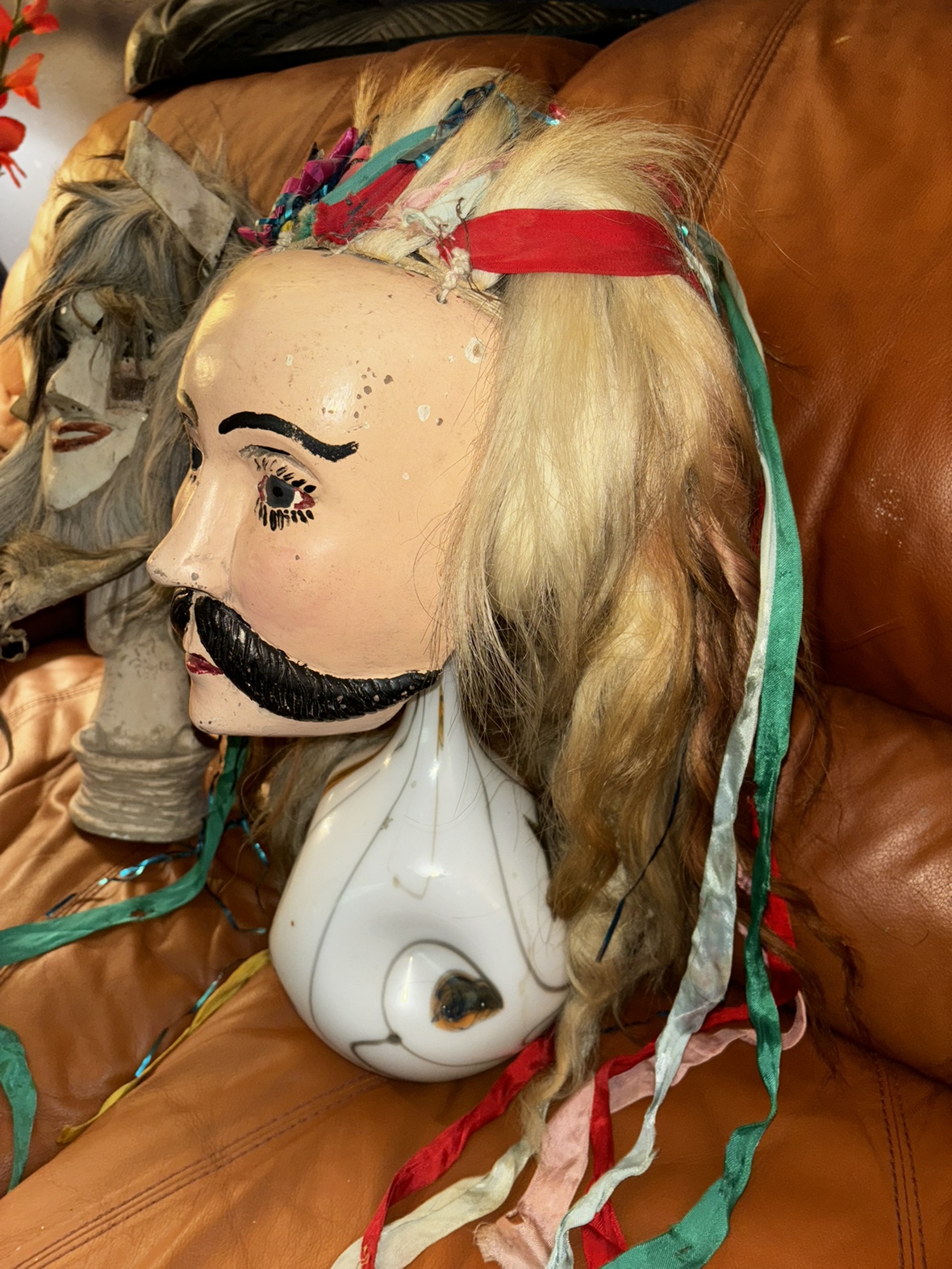 Fantastic rare antique Guatemalan dance masks - photo 5