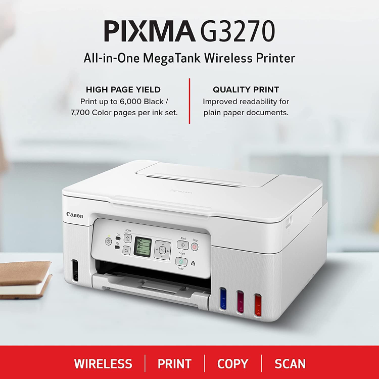 Canon PIXMA Wireless MegaTank All-in-One Printer thumbnail