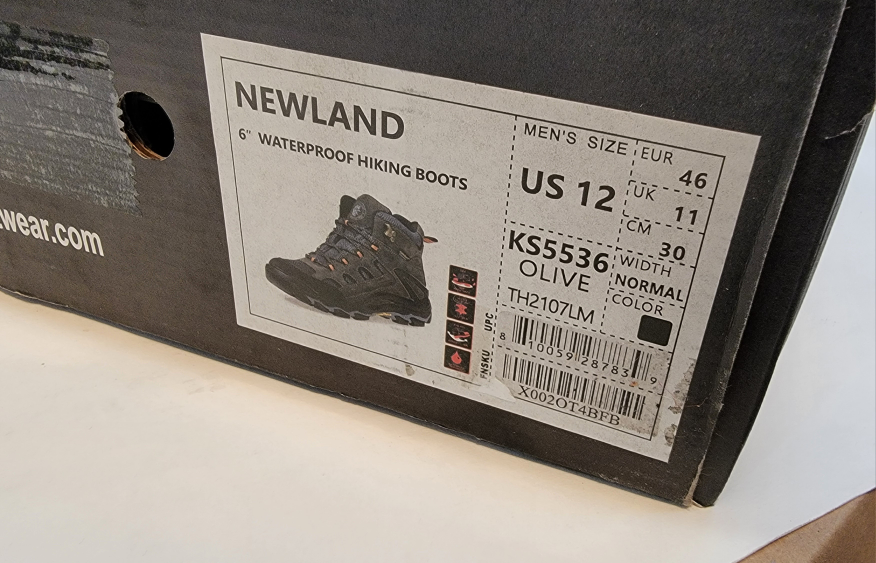 Rockrooster Newland Green 6" Waterproof Hiking Shoes KS5536 image indicator(5)