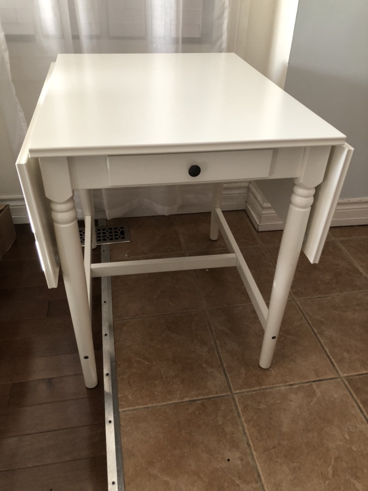 IKEA ingatorp foldable kitchen table