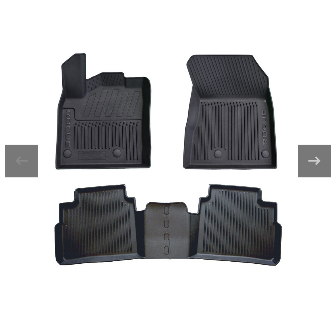 Used 2023 Nissan Rogue Molded all-season floor mats - 4 pieces
