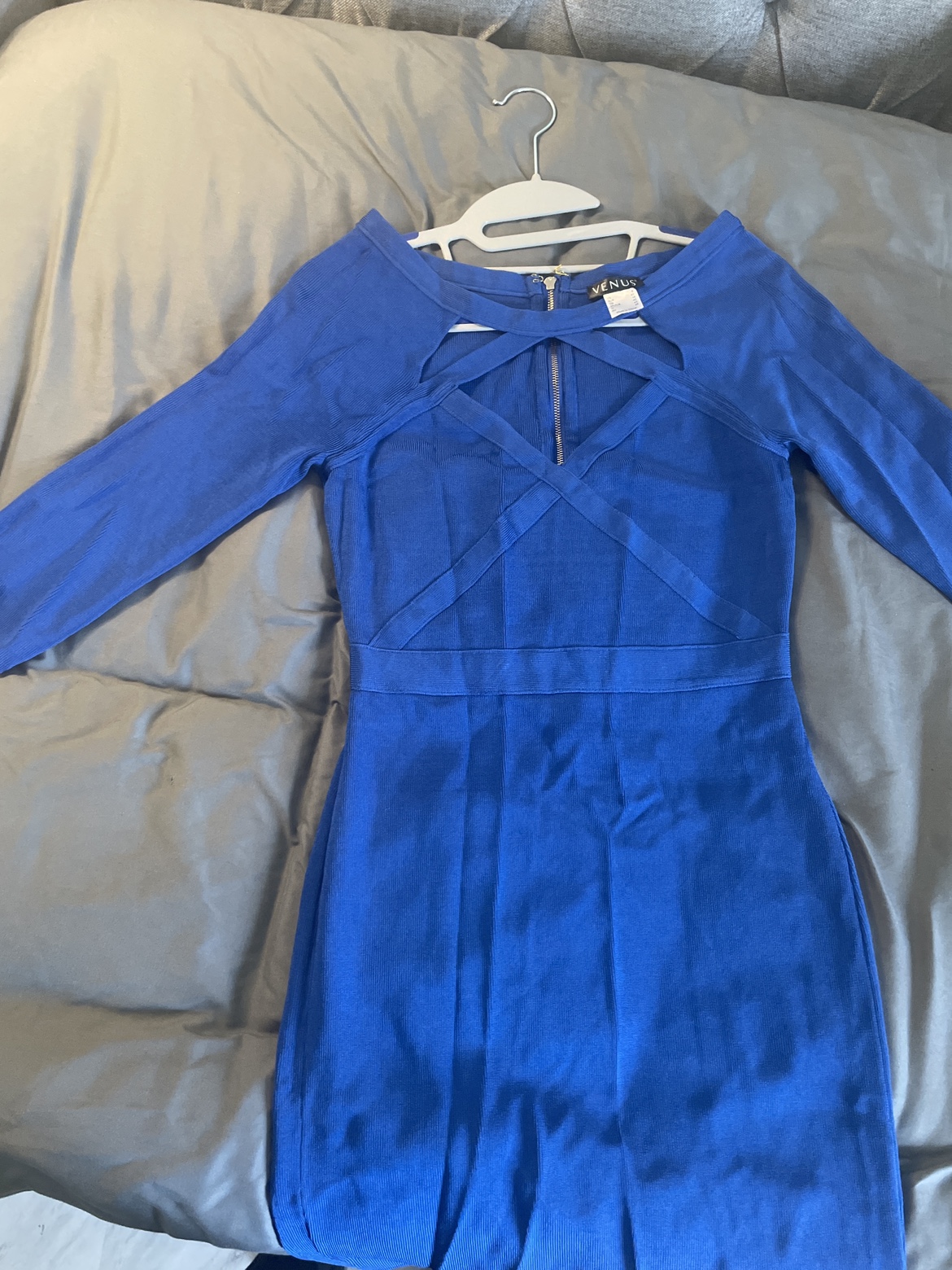 Royal blue dress