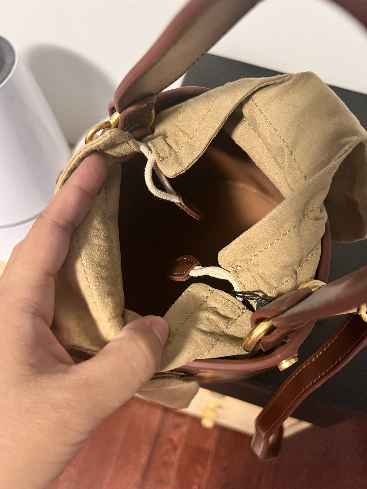 Brown buckets purse - photo 3