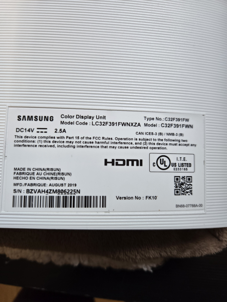 32" Samsung Curved Computer Monitor image indicator(4)