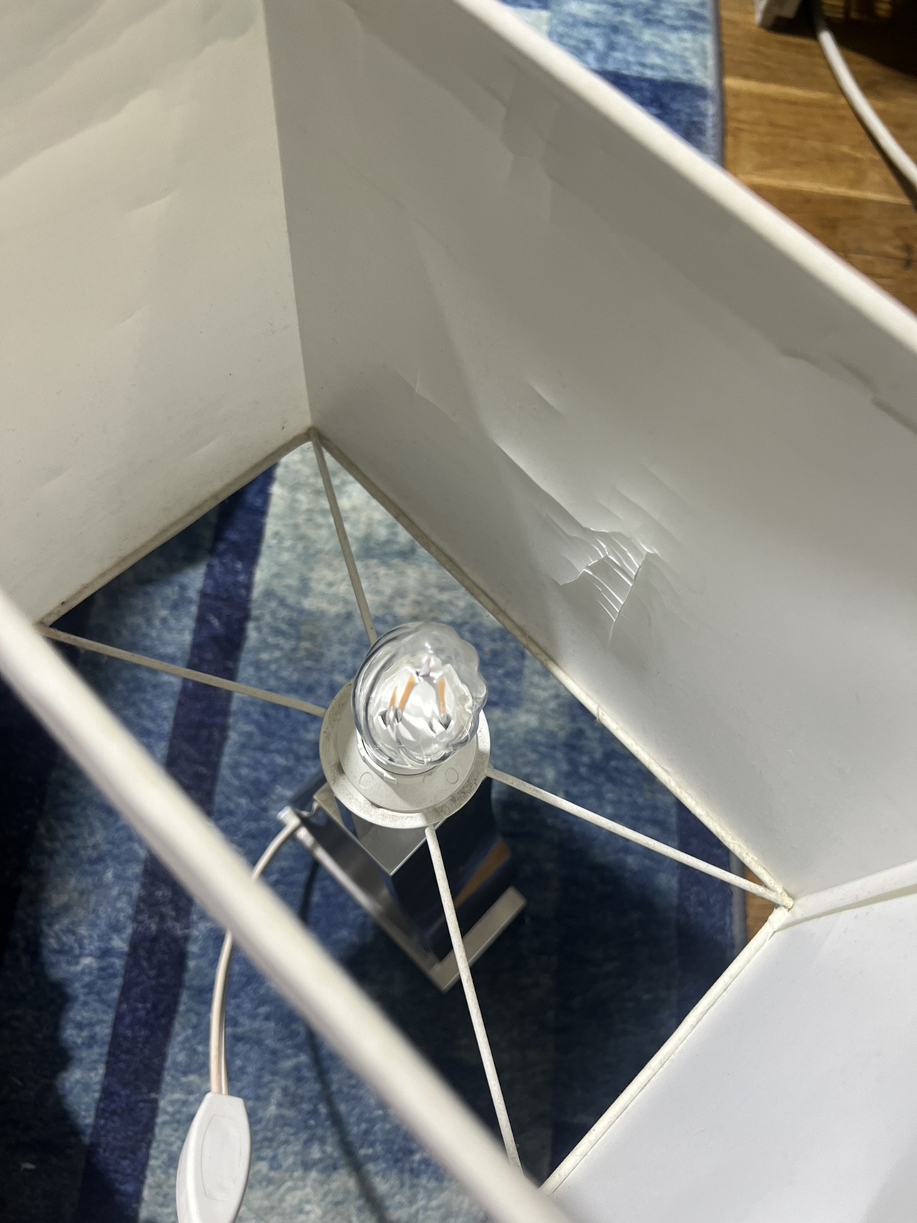 🧡IKEA Klabb Table Silver Lamp - photo 5