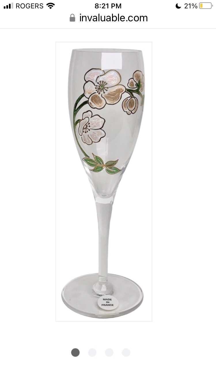 ⭐️Rare Perrier-Jouët Ice Bucket & 6 champagne flutes image indicator(3)