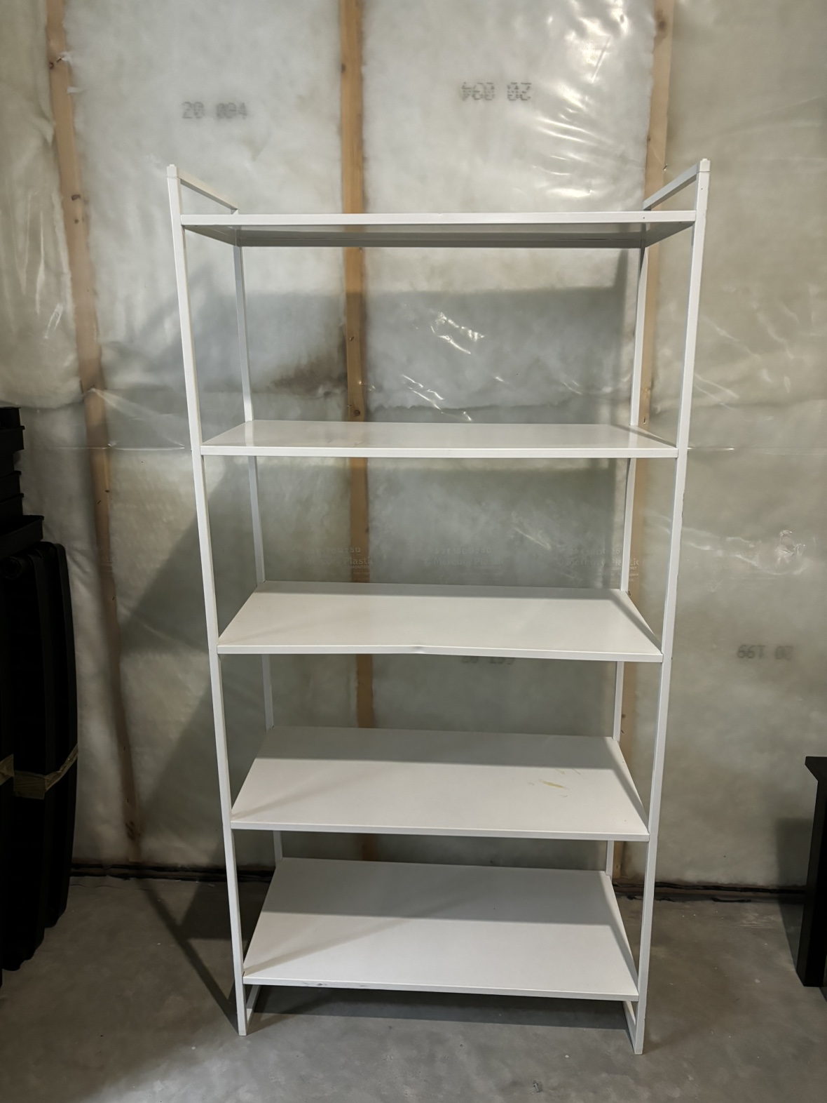 White shelf