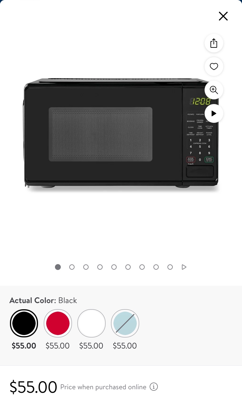 Mainstays 0.7 Cu Microwave - photo 4