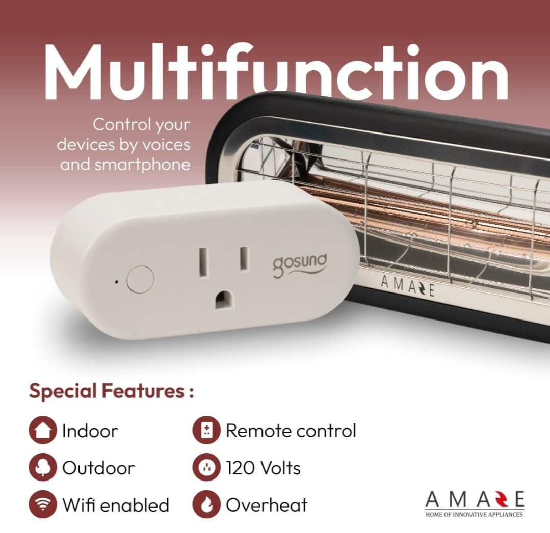 Amaze Heaters - Smart Outdoor/Indoor Patio Heater 1500W image indicator(5)