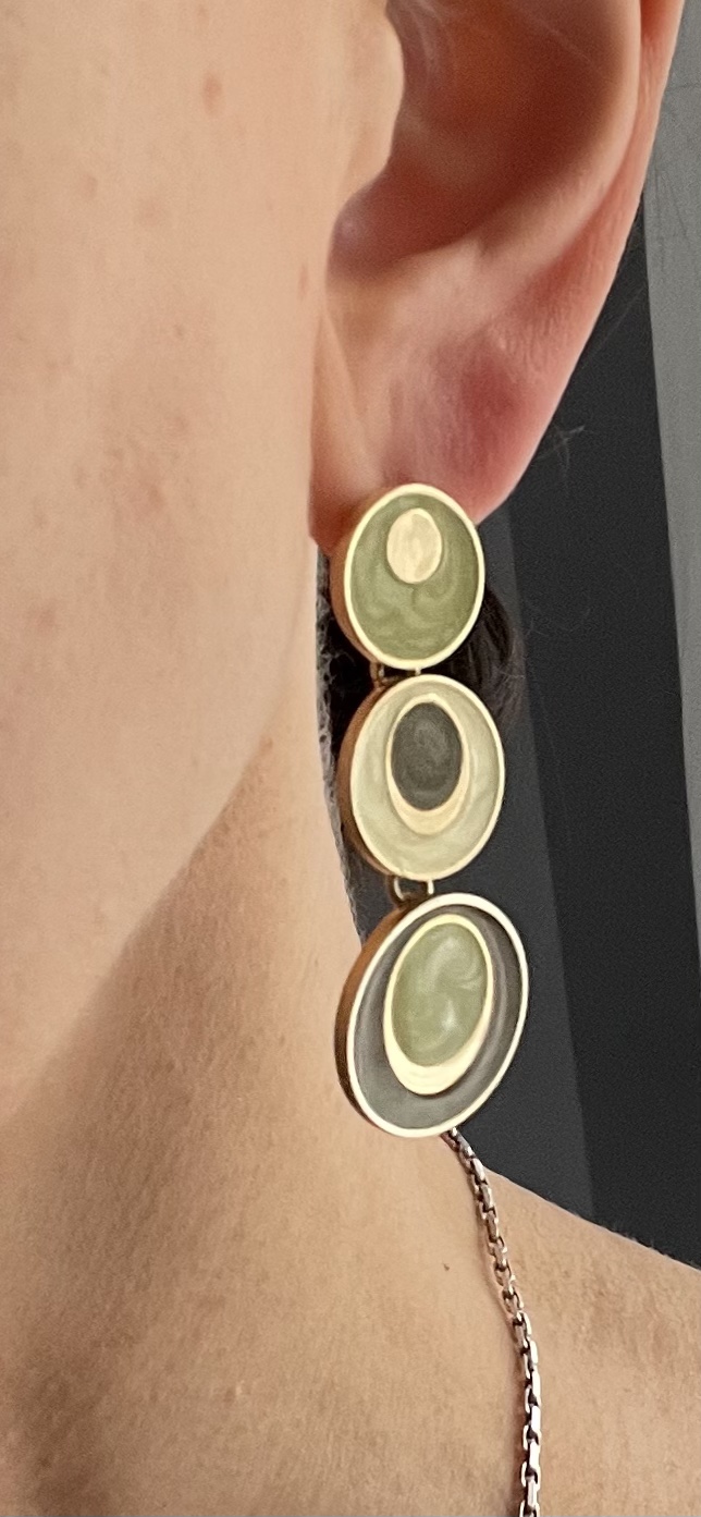 Summer green earrings thumbnail