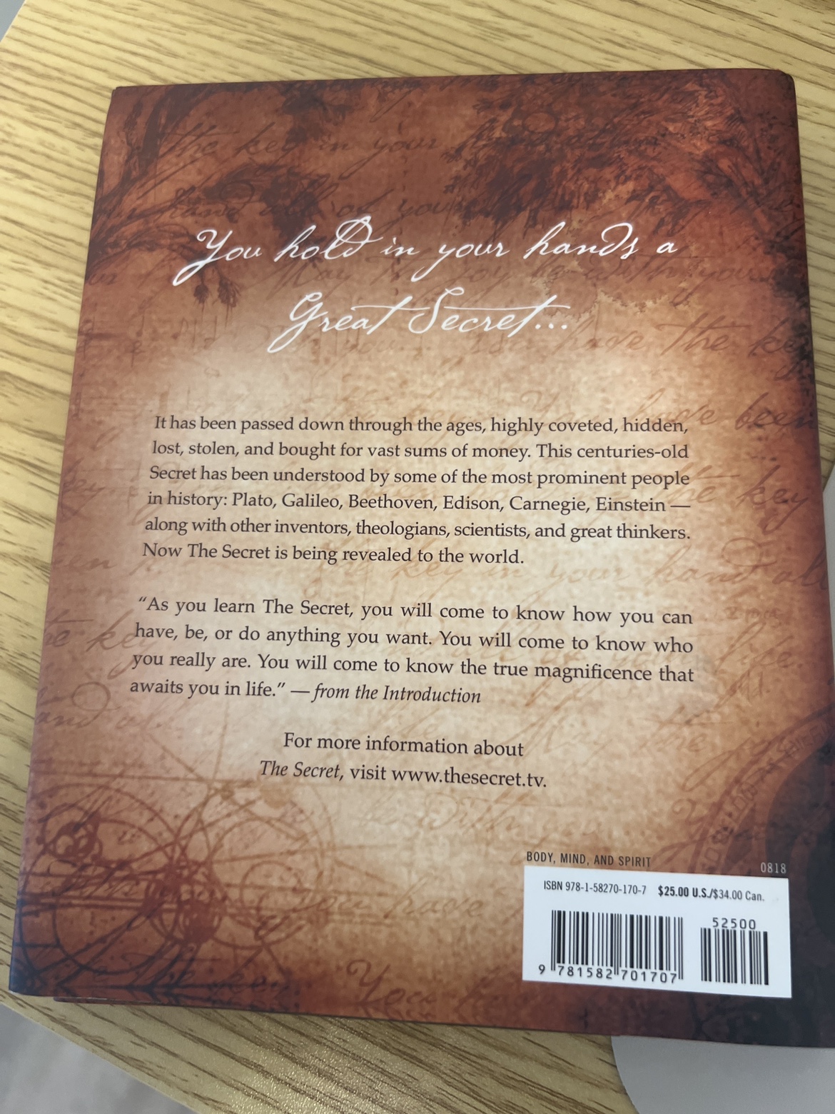 Rhonda Byrne - The Secret Book - photo 3