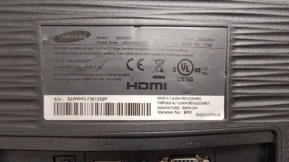 Samsung 21.5" 1080p Computer Monitor - photo 2