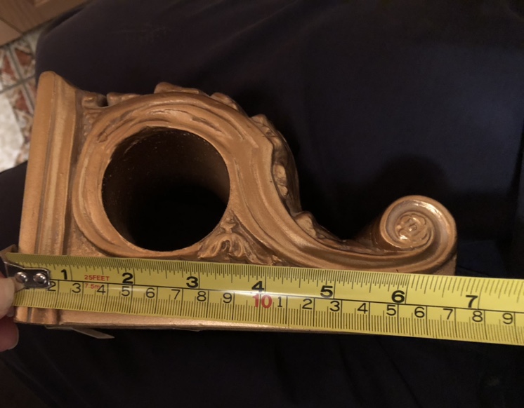 Set of 4 Curtain rod brackets, wall sconces - multi use image indicator(3)