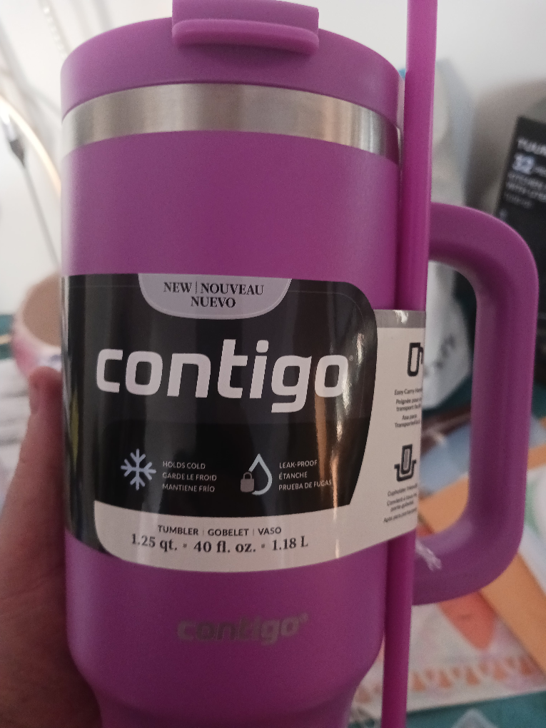 Brand new: Stanley style 40oz tumbler with carrier bag image indicator(4)